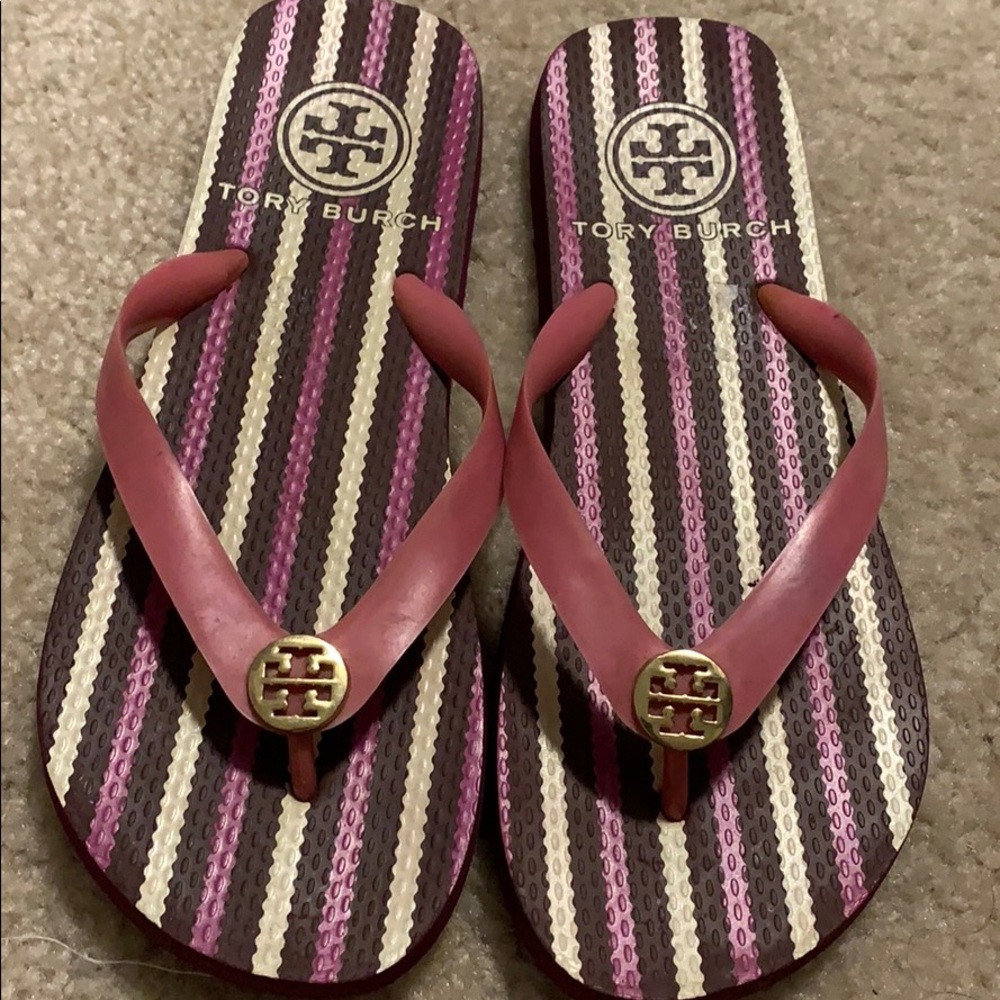 Tory Burch sandals.